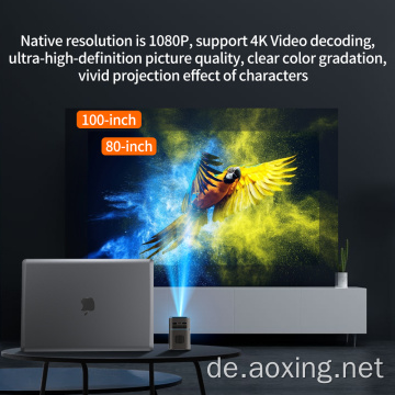 LED Digital Business Wireless Android 4K Mini Projector